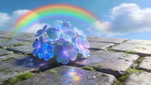 向阳而生 幸运四叶草