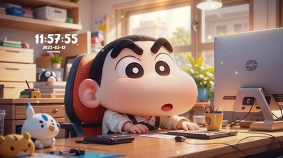 3D-蜡笔小新打工人