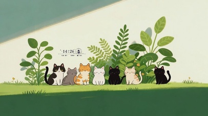 森系萌猫小分队