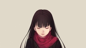极简动漫女孩