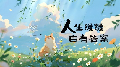 人生缓缓，自由答案