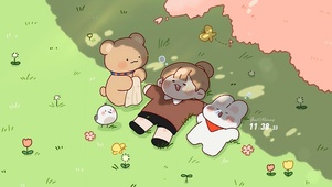 悠闲夏日 护眼