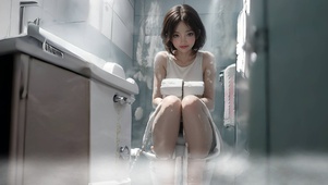 坐着的美女