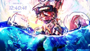 游泳猫猫