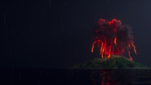 火山爆发