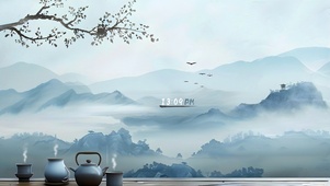 饮茶观山