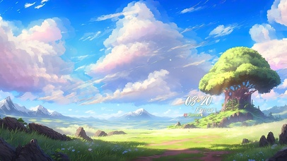 4k 治愈唯美草原