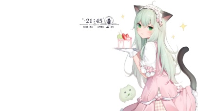 可爱呆萌猫羽雫