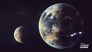 地球和星空