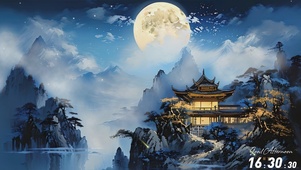 古风夜景壁纸