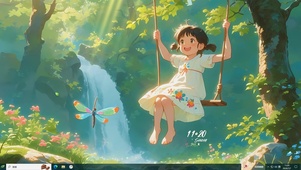 小清新森系女孩