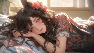 治愈会眨眼的猫耳娘
