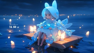 许愿漂流女孩