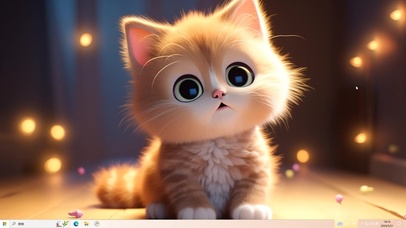 大眼睛的小猫咪