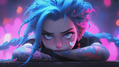 3D唯美可爱甜美少女