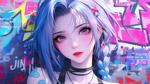 涂鸦少女 金克斯