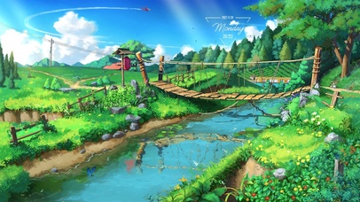 唯美治愈乡村田园风景