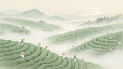采茶风景
