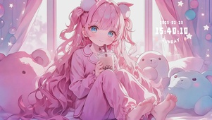 萌系少女的悠闲午后