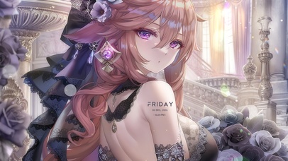 宫廷长发可爱女孩