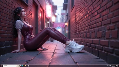 雨中小巷陆雪琪