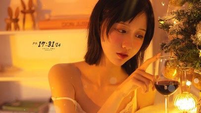 4K清纯性感短发美女