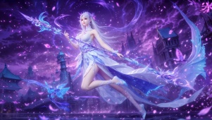 战戟美女