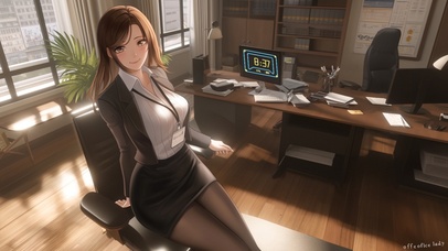 坐在椅子上的女孩