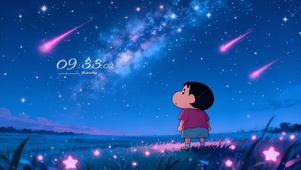 流星划过蜡笔小新