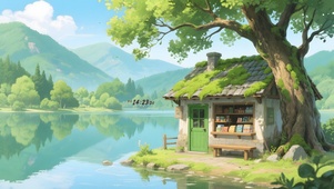 湖边小屋