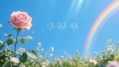 简约治愈花草壁纸