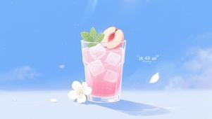 水蜜桃果汁