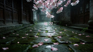 超治愈 雨天 青苔古巷