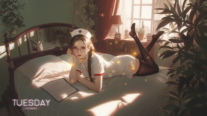 她的气质如同夜空中的明月