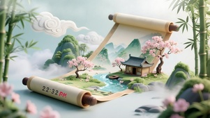 唯美山水图