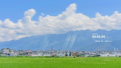 4K唯美护眼乡村田园