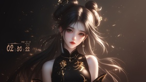 古风旗袍少女