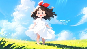小清新懵懂女孩