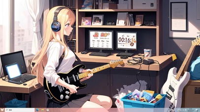 4k居家贝斯女孩美少女