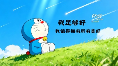 卡通治愈风景桌面