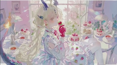 白丝洛丽塔少女-焰影苇草