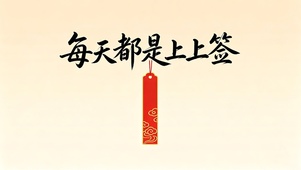 每天都是上上签