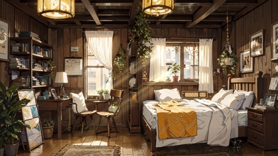 治愈温馨小木屋