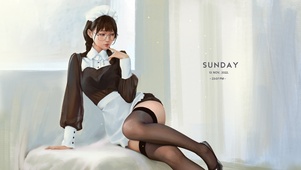 4K黑丝女仆