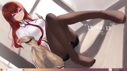 二次元 红发美少女