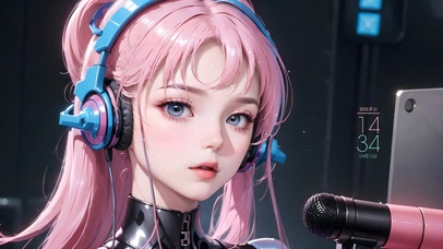 4k可爱电竞女孩