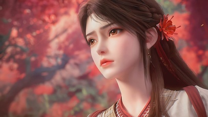 4K唯美古风美女火灵儿