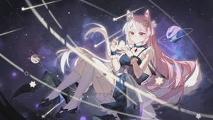 星河世界里的女孩