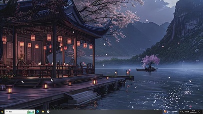 江南夜景-桌面壁纸