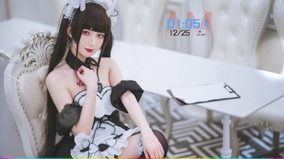 4K性感女仆美女